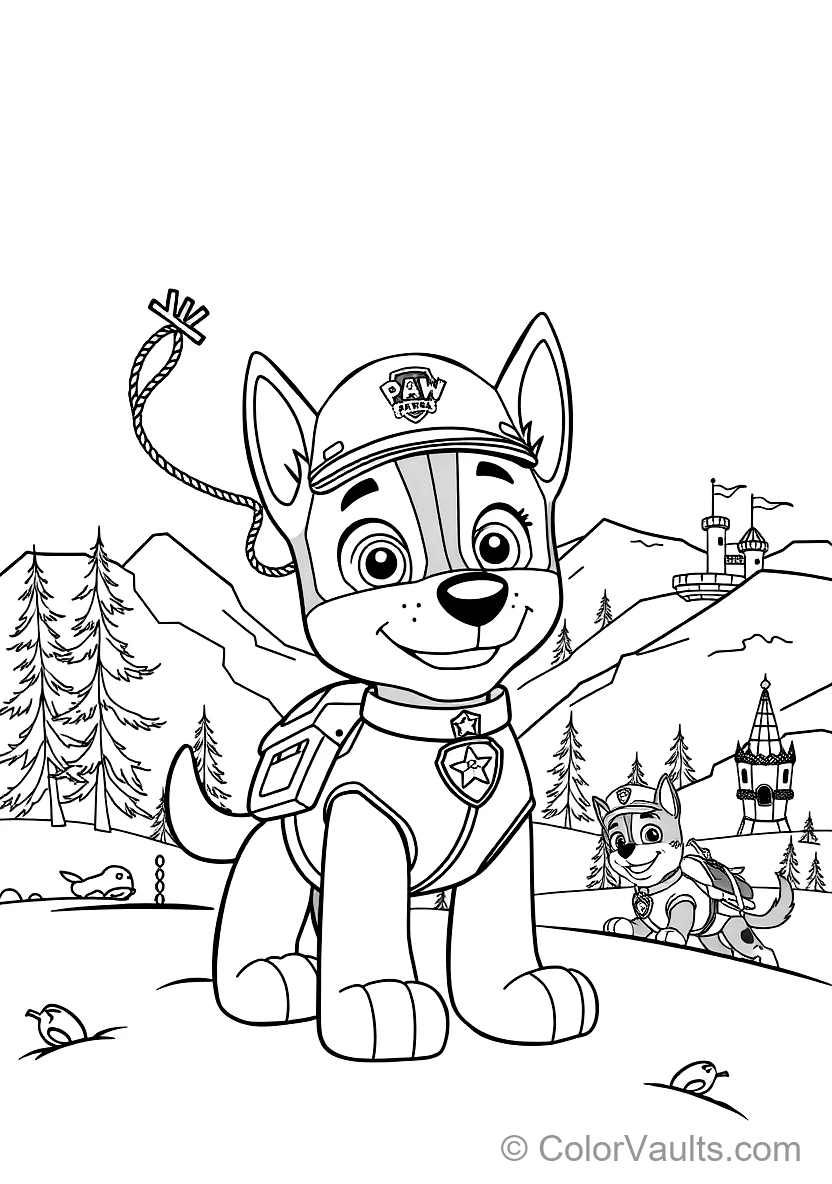 Chase the Police Pup from Paw Patrol (Scene 4)