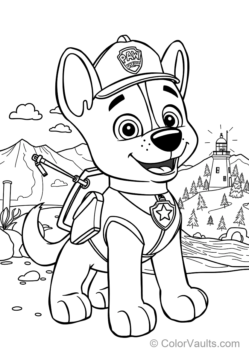 Chase the Police Pup from Paw Patrol (Scene 5)
