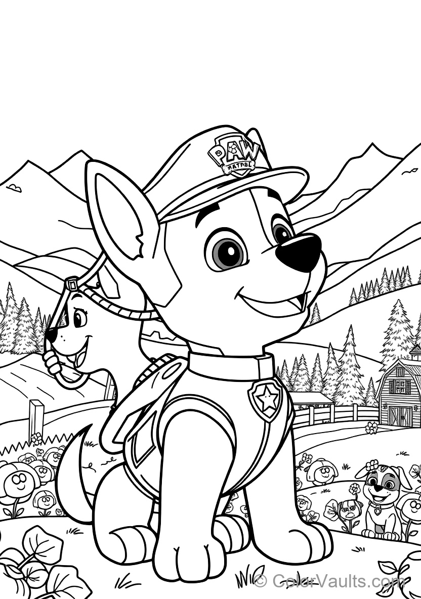 Chase the Police Pup from Paw Patrol (Scene 9)