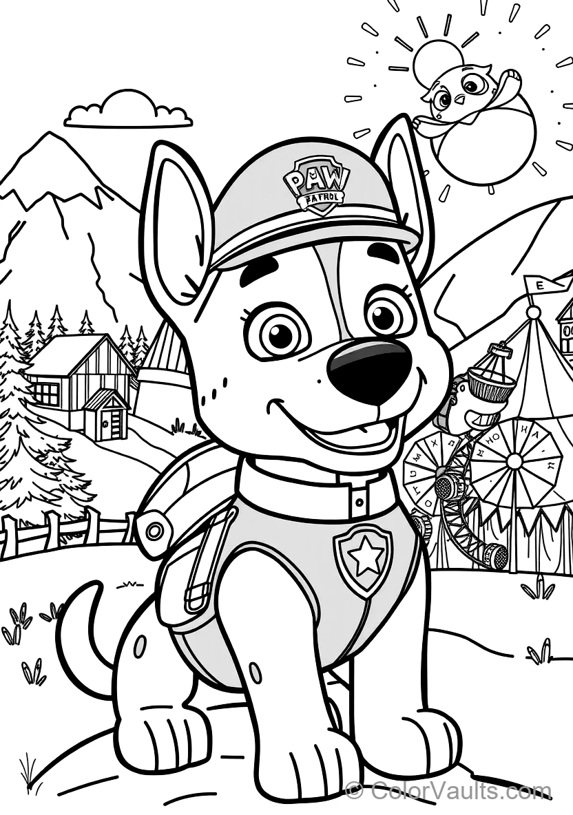 Chase the Police Pup from Paw Patrol (Scene 10)