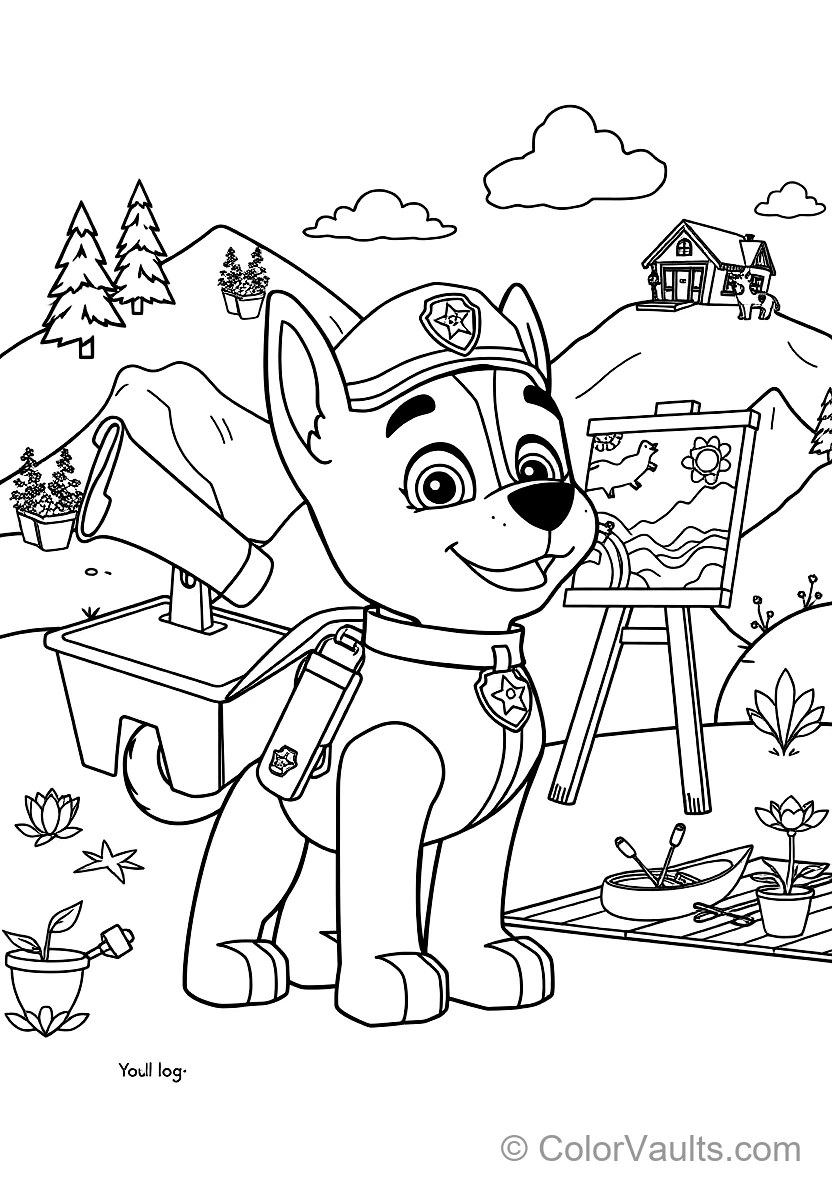 Chase the Police Pup from Paw Patrol (Scene 11)