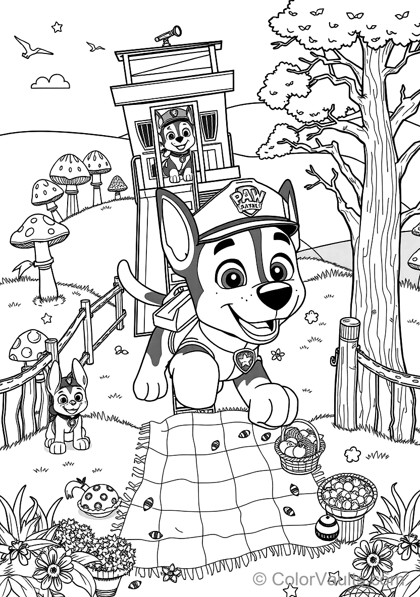 Chase the Police Pup from Paw Patrol (Scene 12)