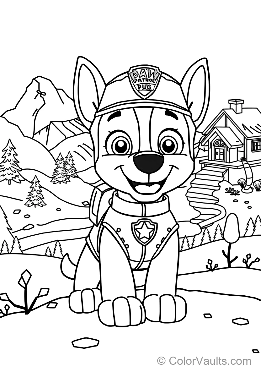 Chase the Police Pup from Paw Patrol (Scene 13)