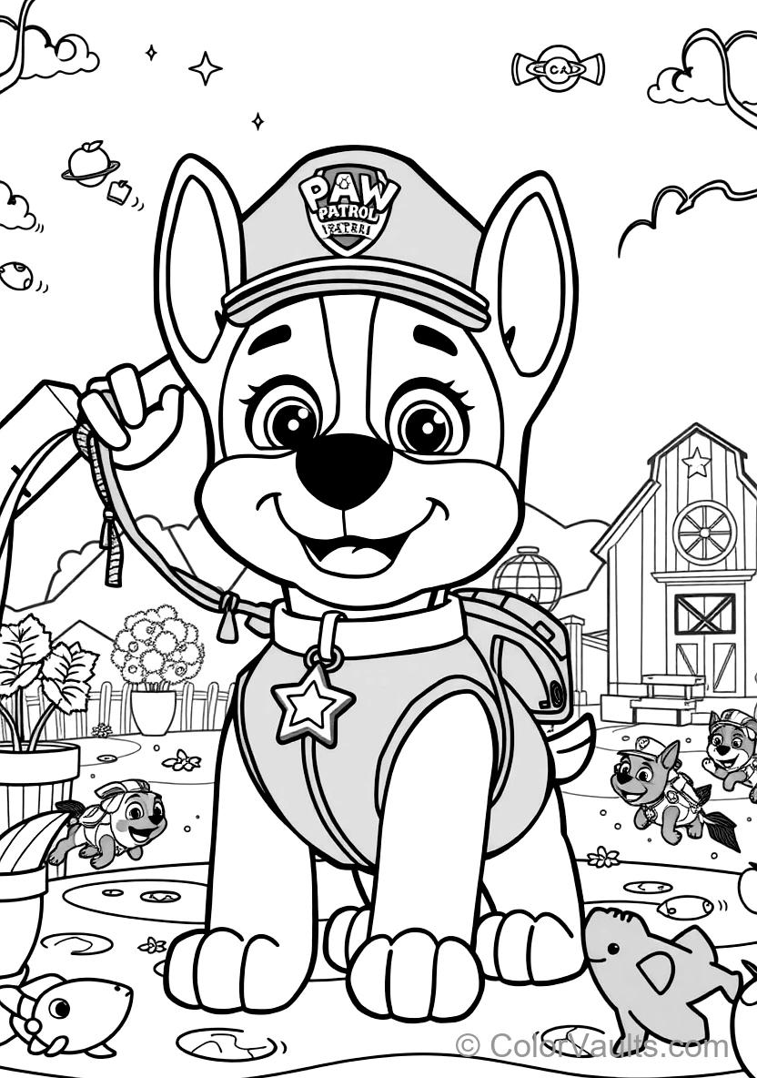 Chase the Police Pup from Paw Patrol (Scene 14)