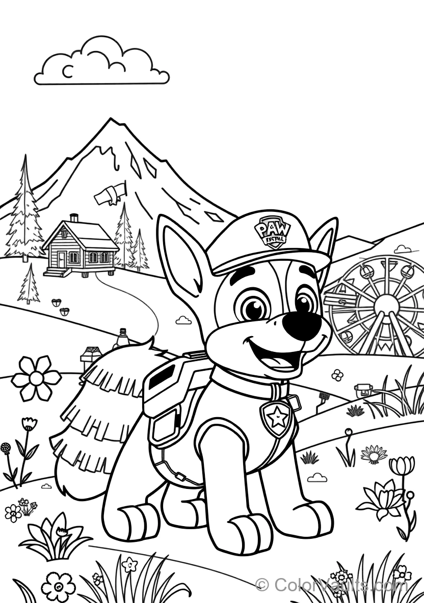 Chase the Police Pup from Paw Patrol (Scene 15)
