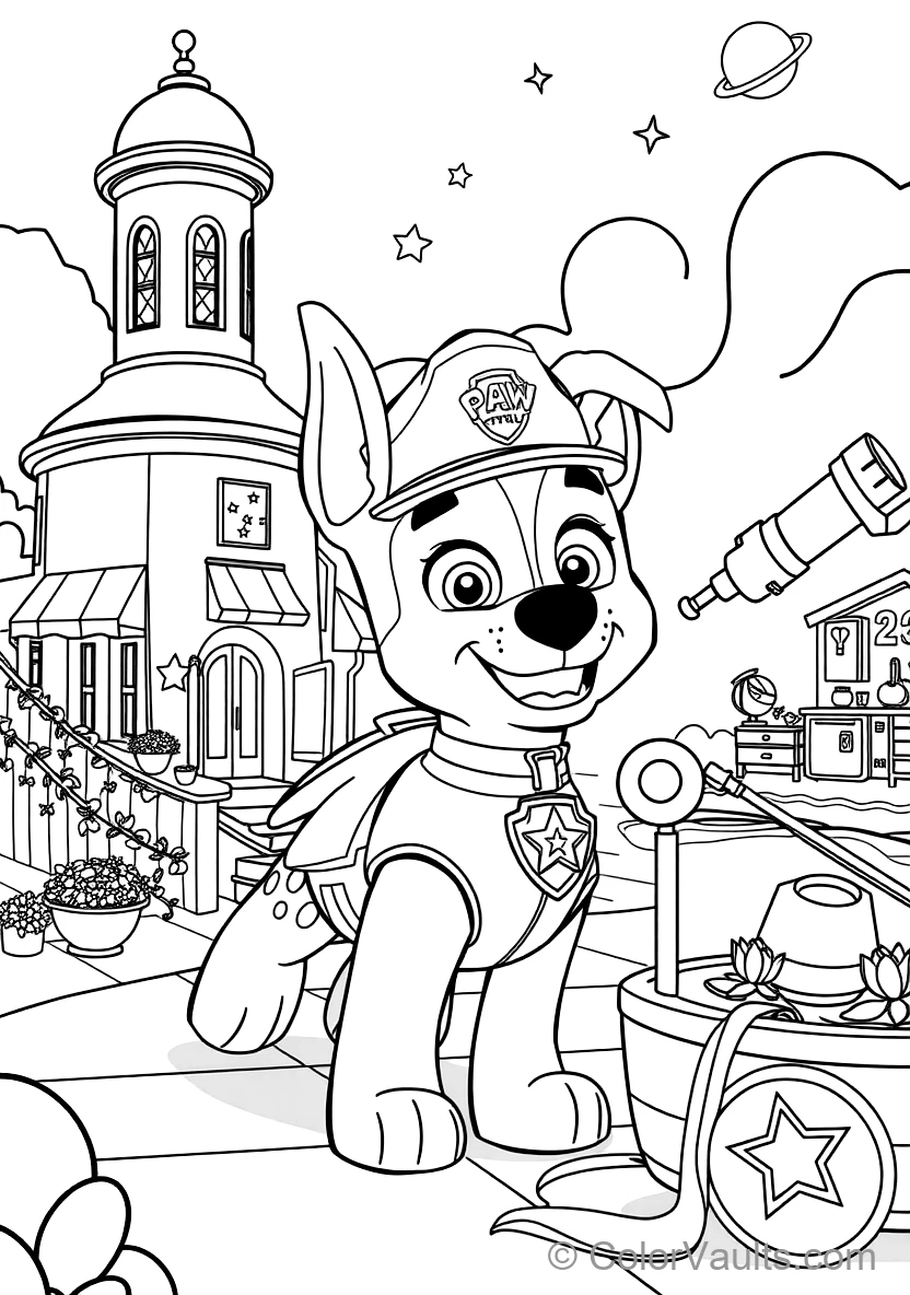 Chase the Police Pup from Paw Patrol (Scene 16)