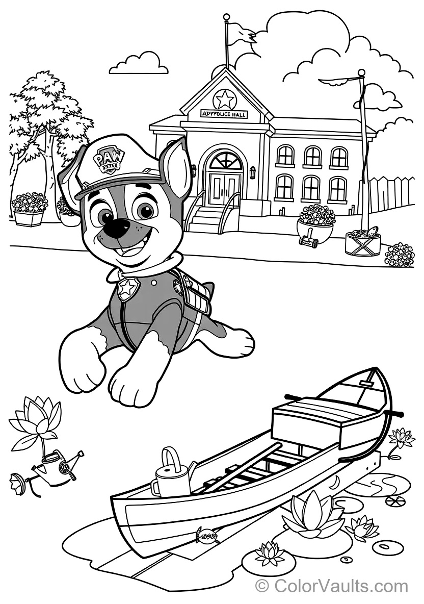 Chase the Police Pup from Paw Patrol (Scene 17)