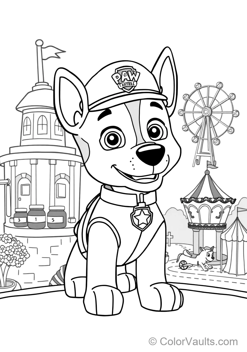 Chase the Police Pup from Paw Patrol (Scene 19)