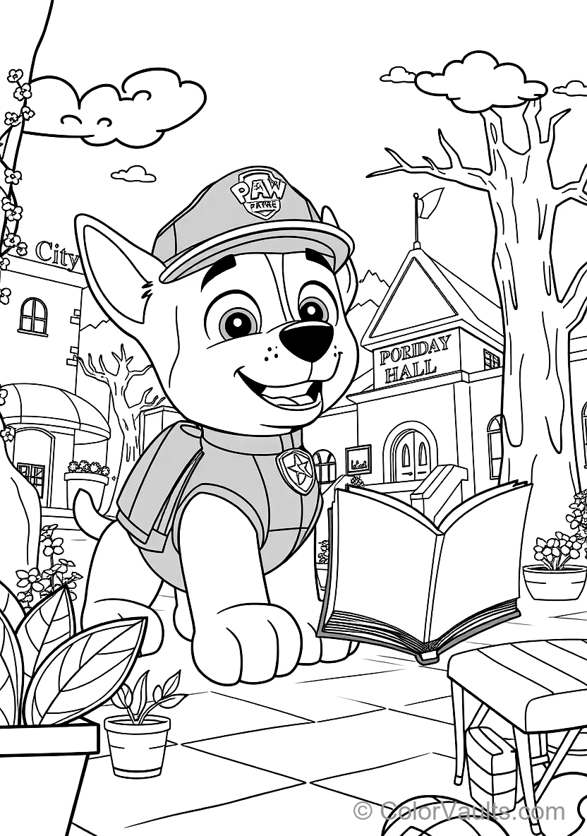 Chase the Police Pup from Paw Patrol (Scene 20)
