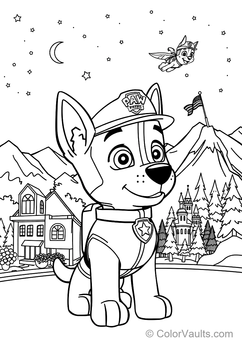 Chase the Police Pup from Paw Patrol (Scene 21)