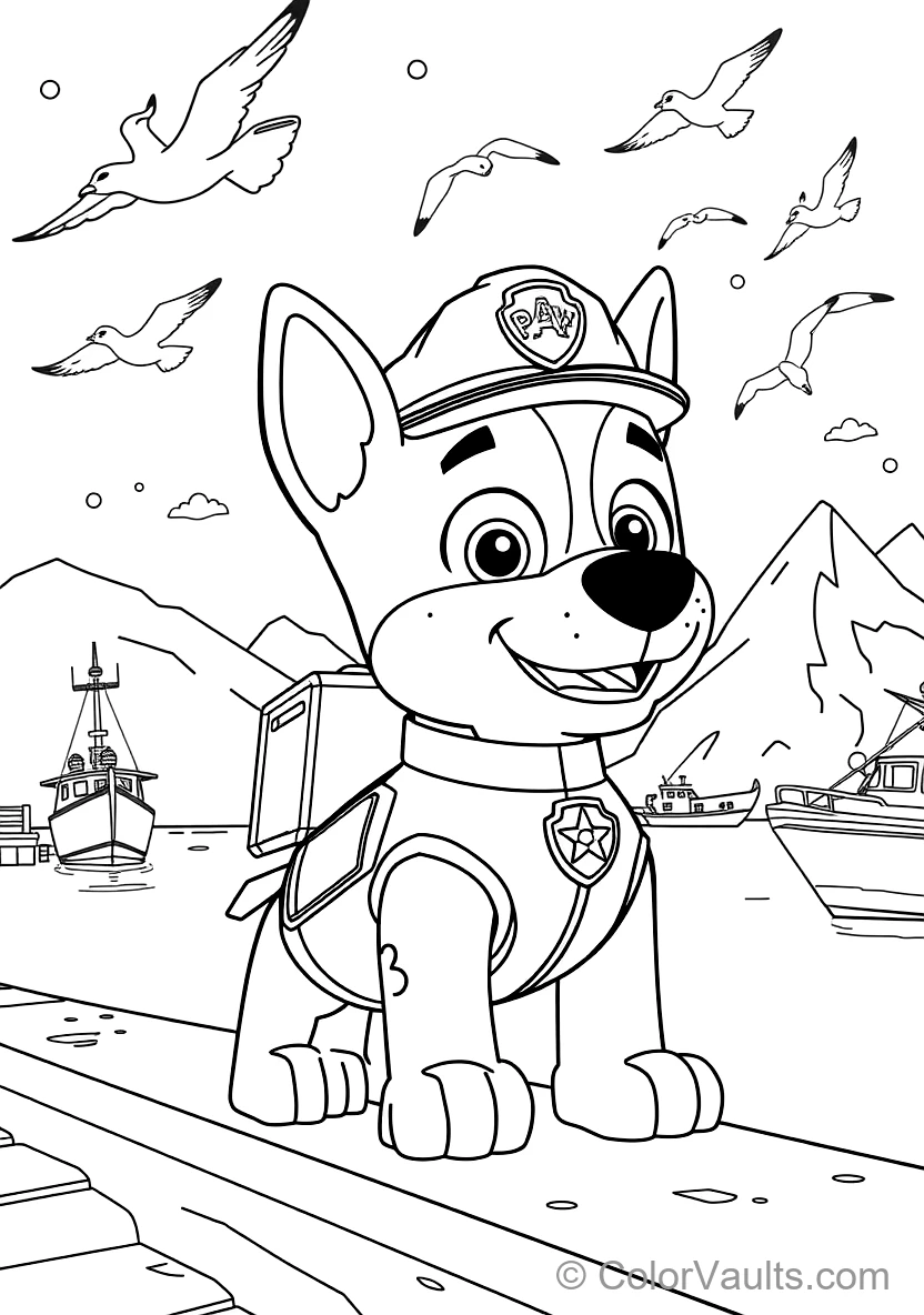 Chase the Police Pup from Paw Patrol (Scene 22)
