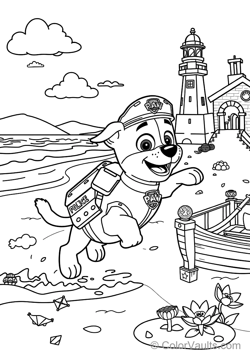 Chase the Police Pup from Paw Patrol (Scene 24)