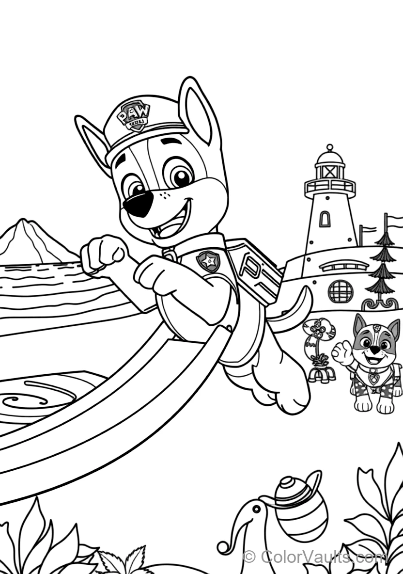Chase the Police Pup from Paw Patrol (Scene 25)