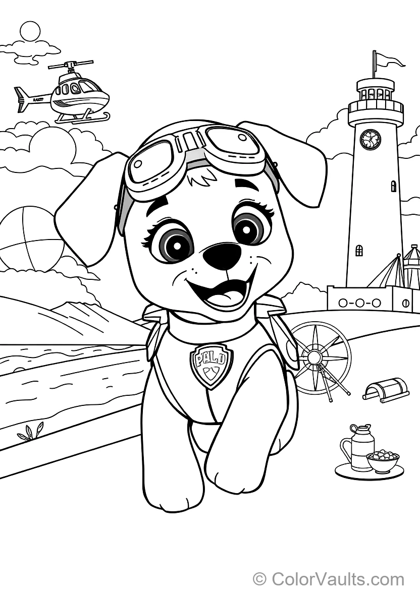Skye the Aviation Pup from Paw Patrol