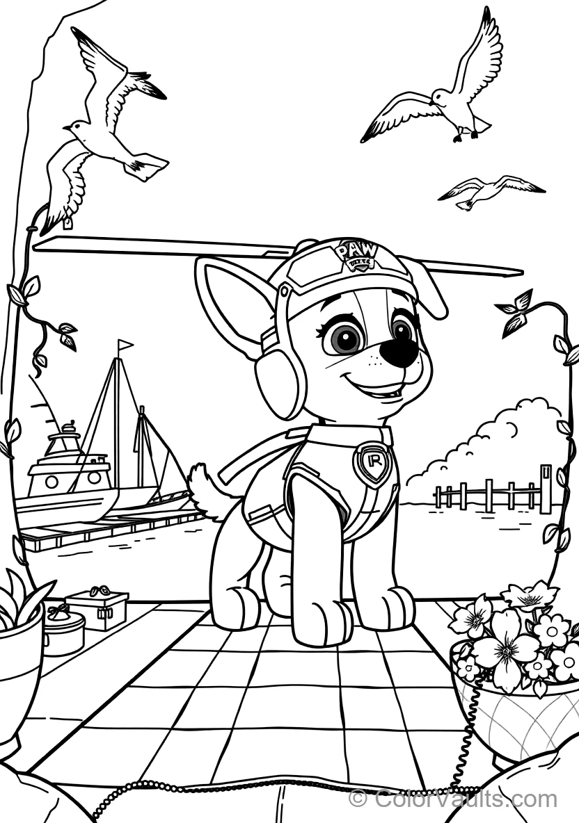 Skye the Aviation Pup from Paw Patrol (Scene 2)