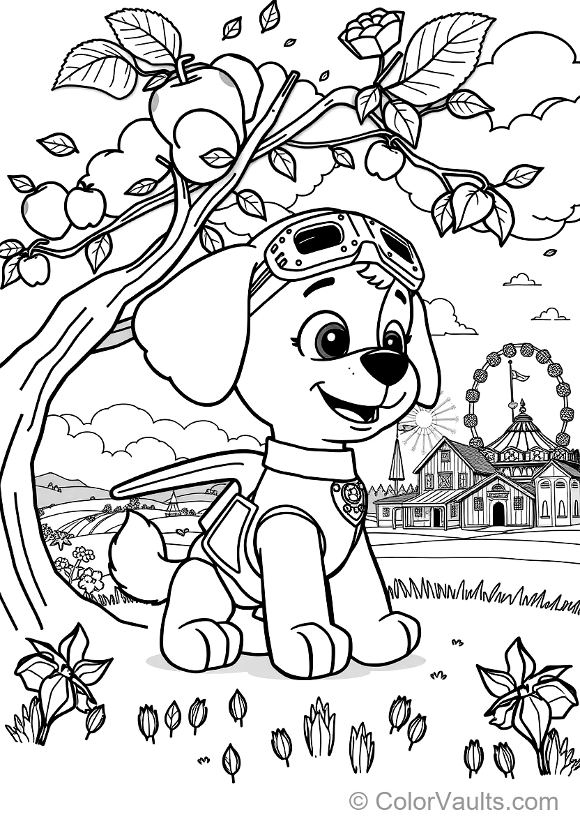 Skye the Aviation Pup from Paw Patrol (Scene 3)