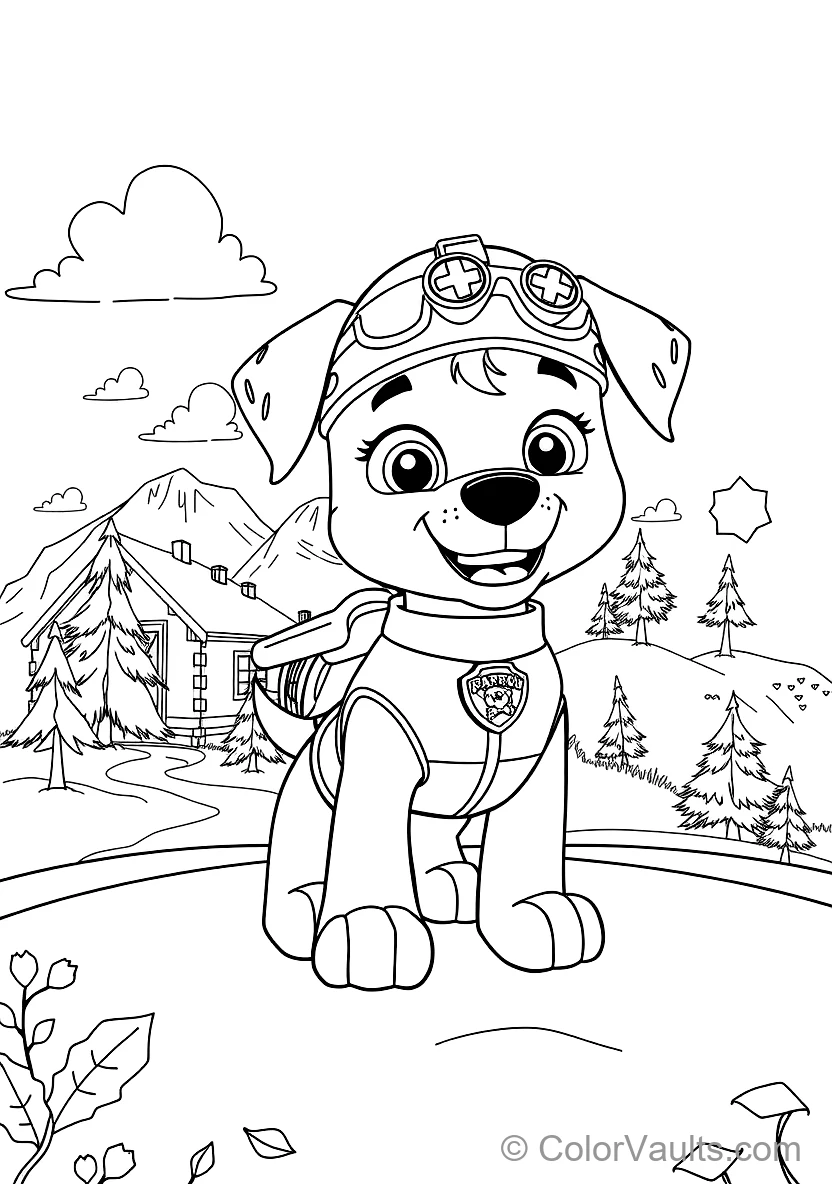 Skye the Aviation Pup from Paw Patrol (Scene 4)