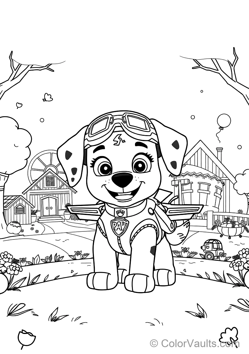 Skye the Aviation Pup from Paw Patrol (Scene 5)