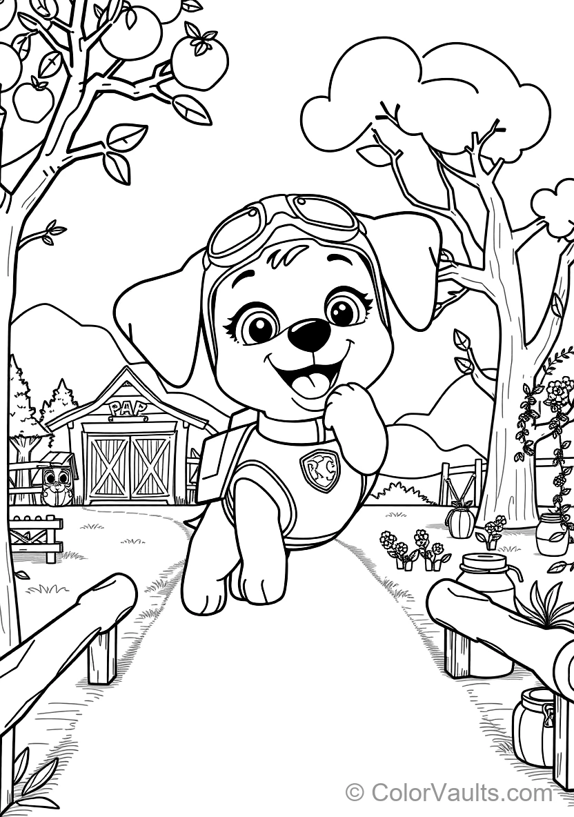 Skye the Aviation Pup from Paw Patrol (Scene 7)