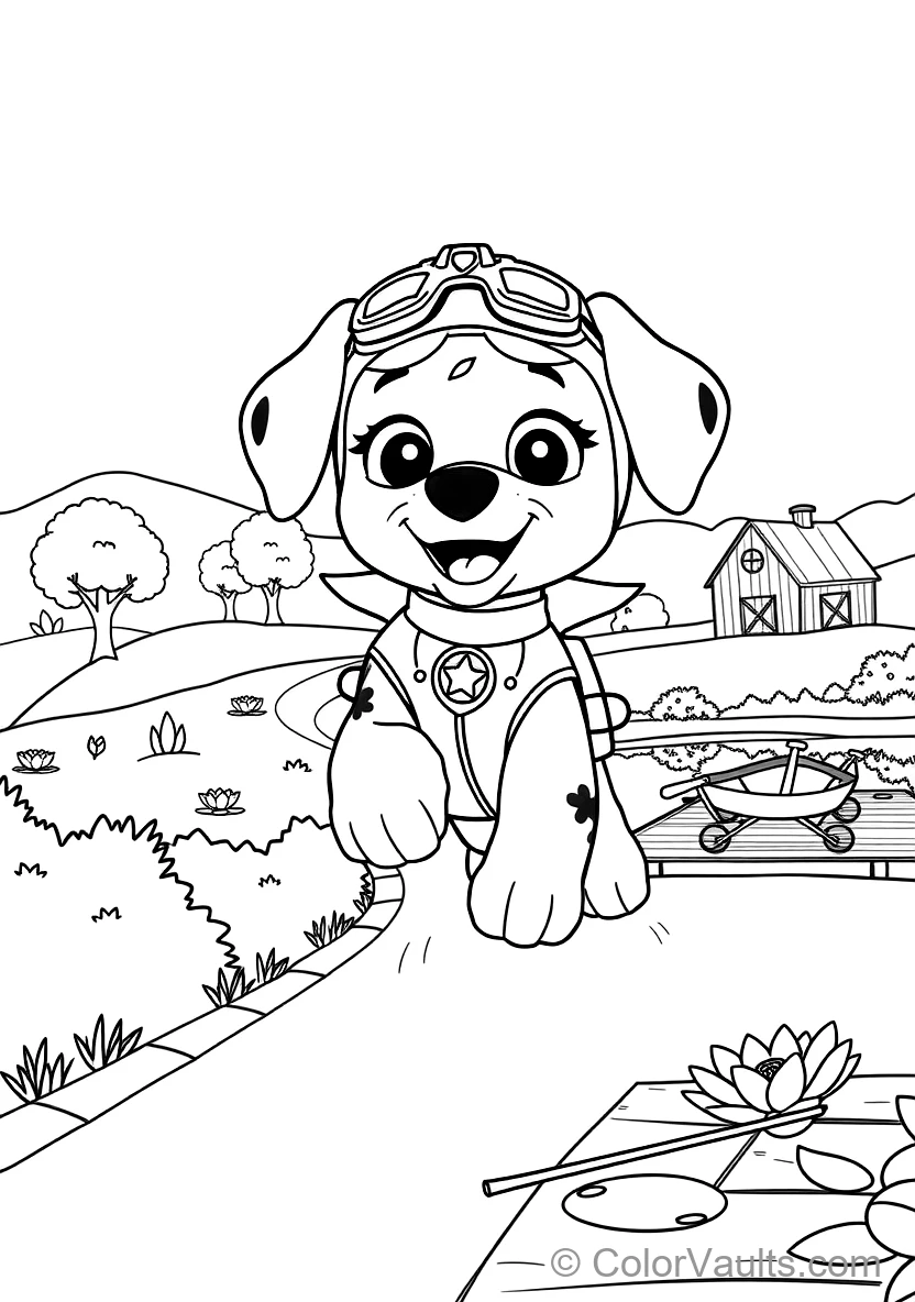 Skye the Aviation Pup from Paw Patrol (Scene 10)