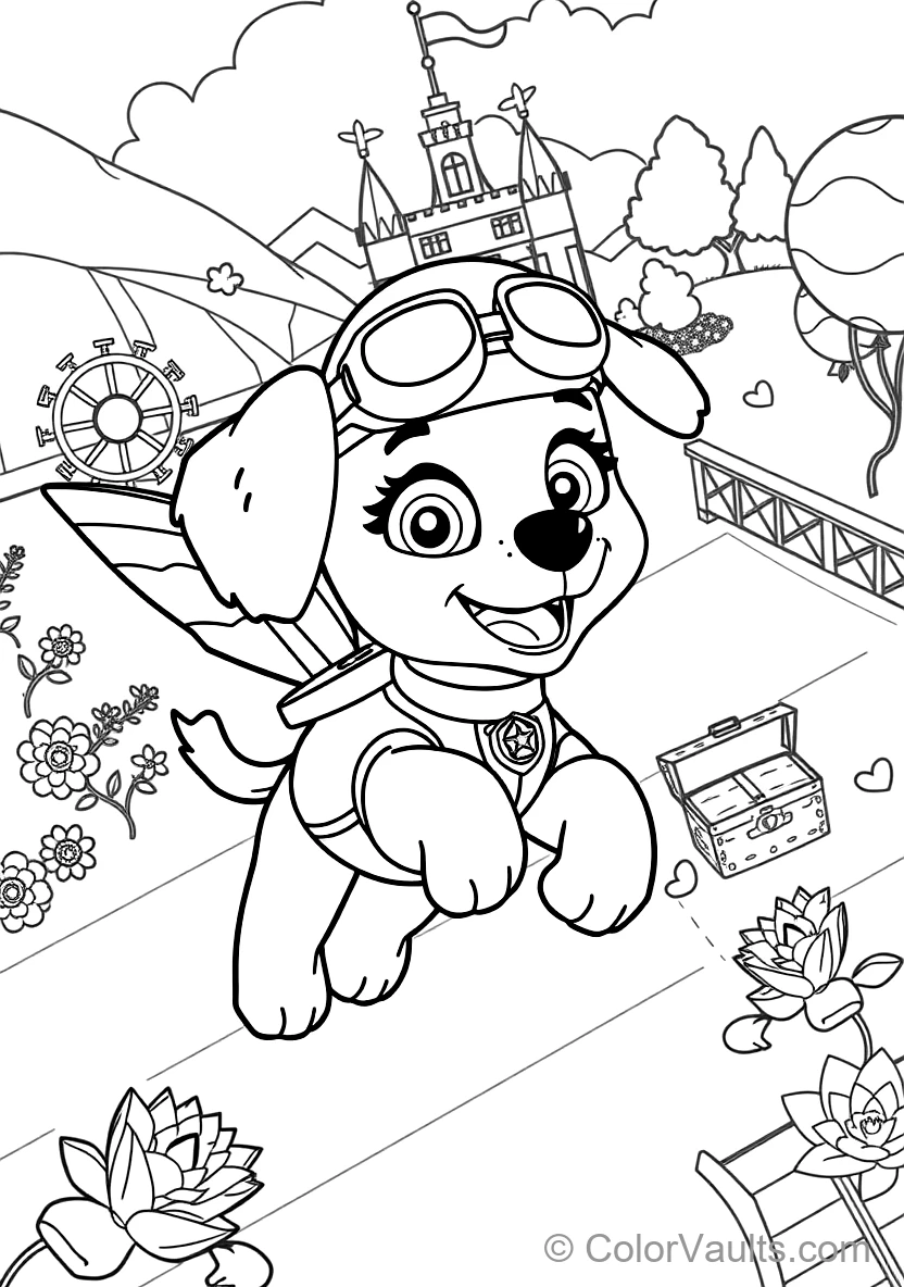 Skye the Aviation Pup from Paw Patrol (Scene 11)