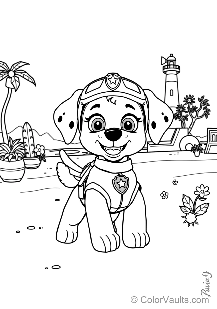Skye the Aviation Pup from Paw Patrol (Scene 15)