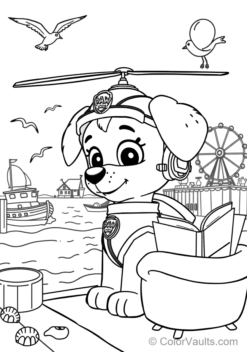 Skye the Aviation Pup from Paw Patrol (Scene 17)