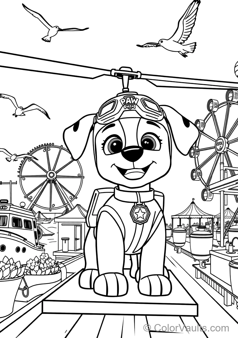 Skye the Aviation Pup from Paw Patrol (Scene 21)