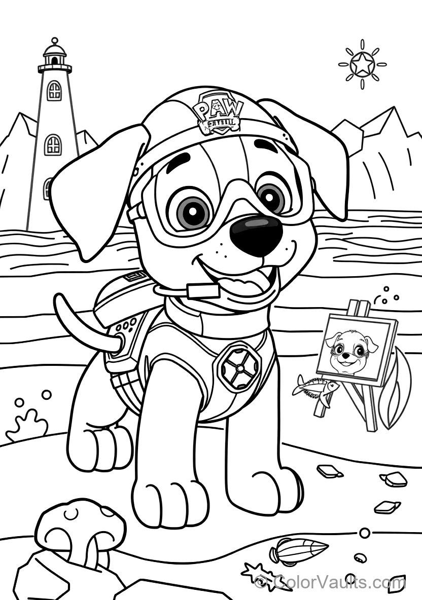 Zuma the Water Rescue Pup from Paw Patrol (Scene 7)