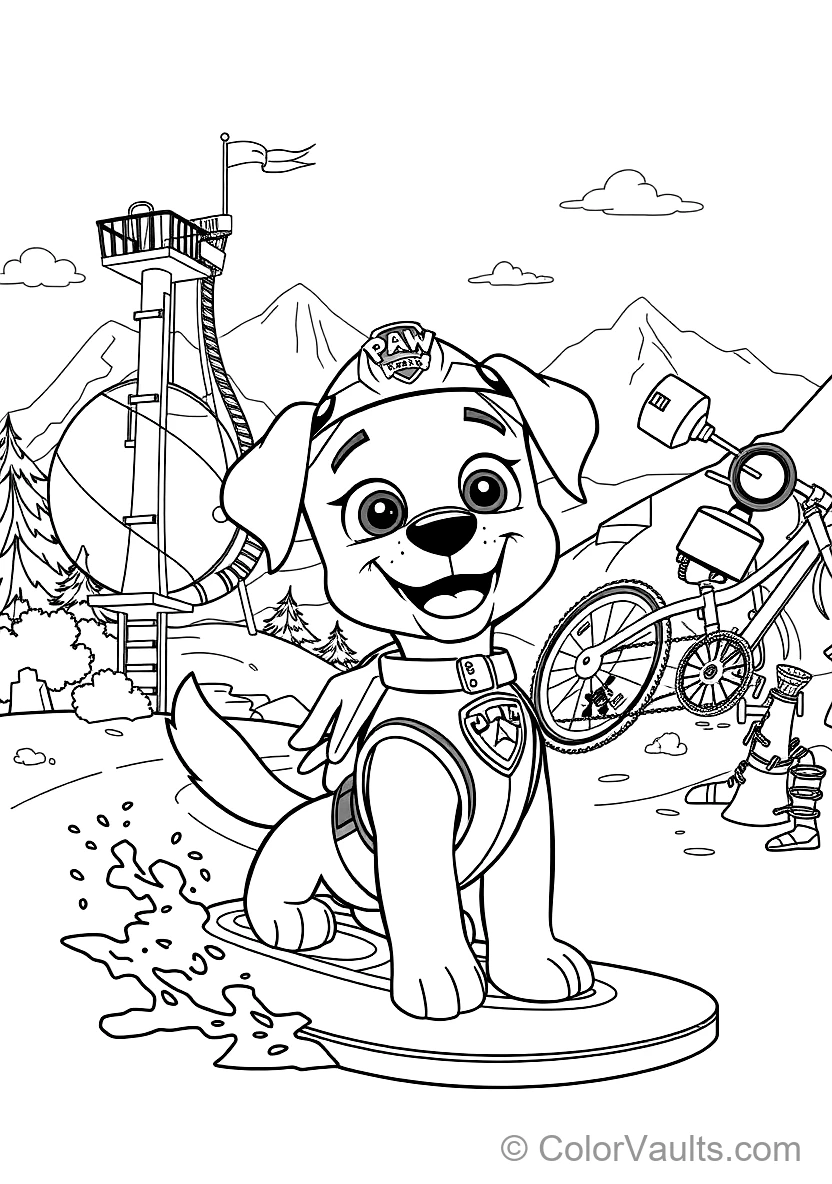 Zuma the Water Rescue Pup from Paw Patrol (Scene 9)