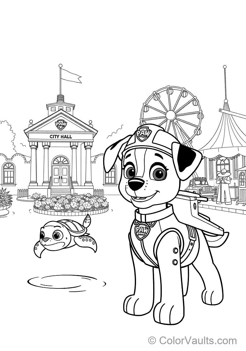 Zuma the Water Rescue Pup from Paw Patrol (Scene 11)