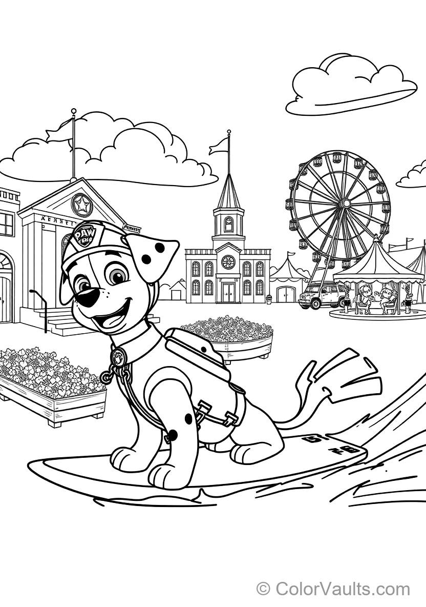 Zuma the Water Rescue Pup from Paw Patrol (Scene 13)