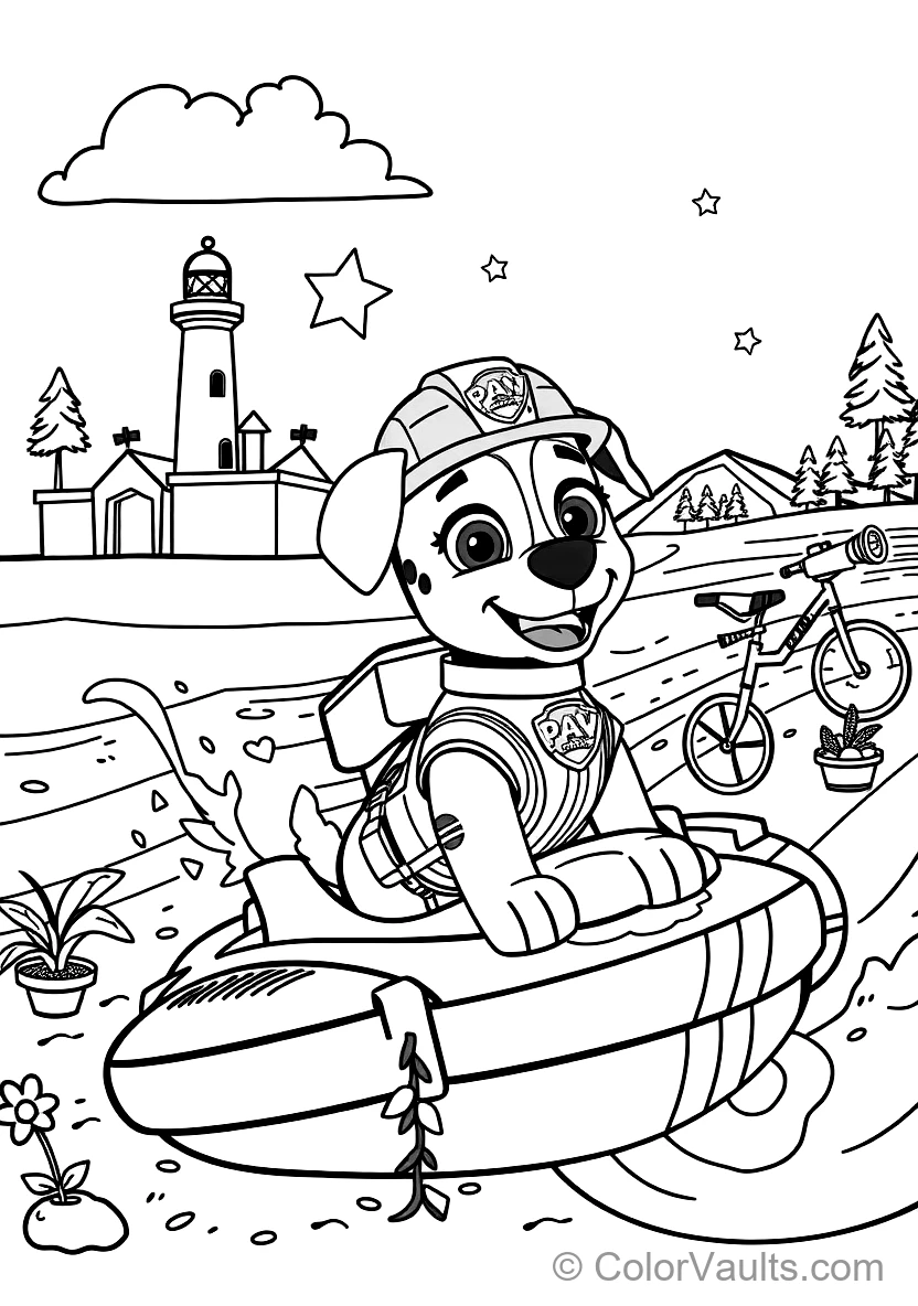Zuma the Water Rescue Pup from Paw Patrol (Scene 14)
