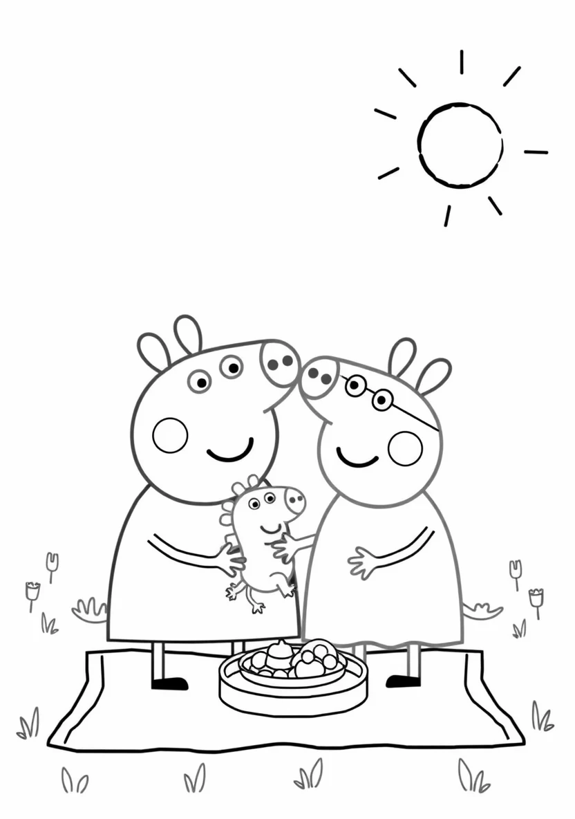 A Simple Peppa Pig Page Showi