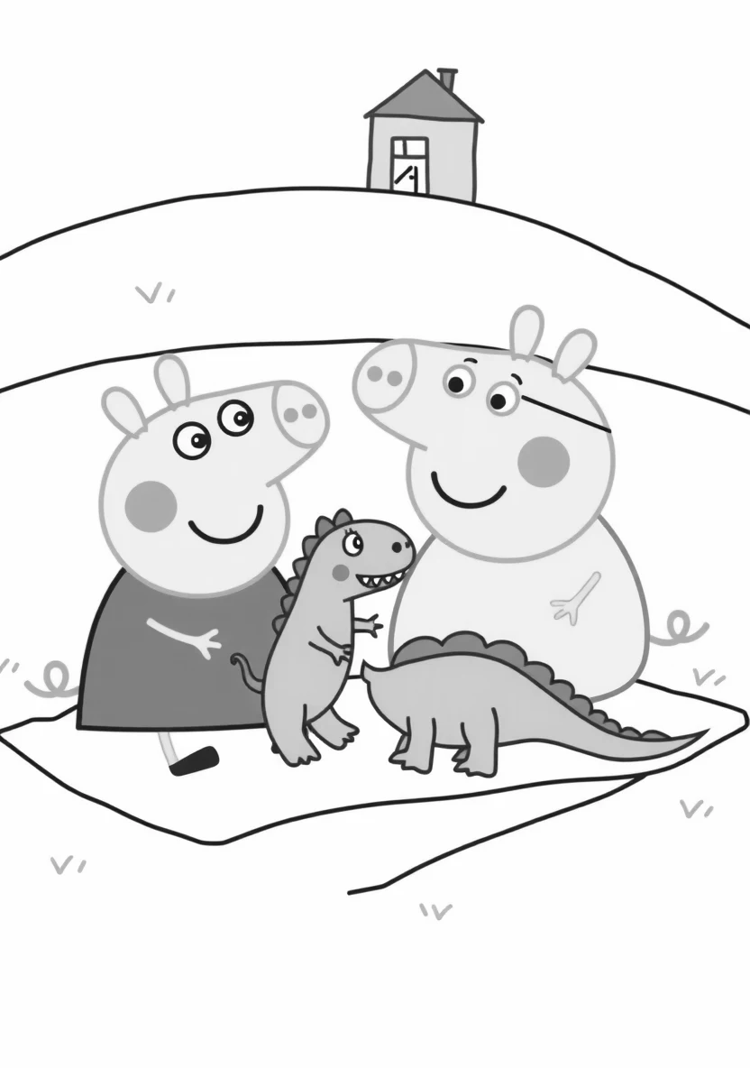 A Simple Peppa Pig Page Showi