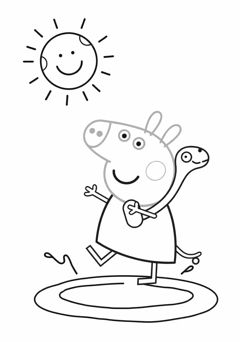 A Simple Peppa Pig Page Showi