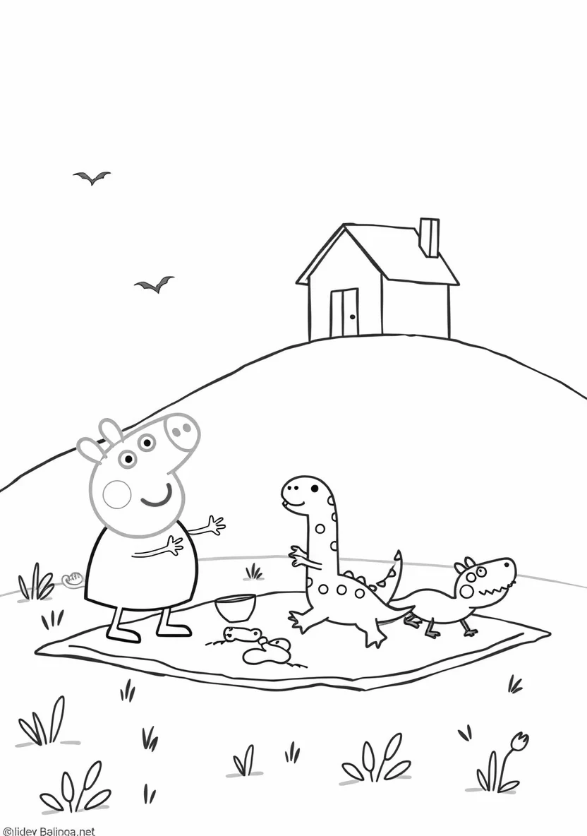 A Simple Peppa Pig Page Showi