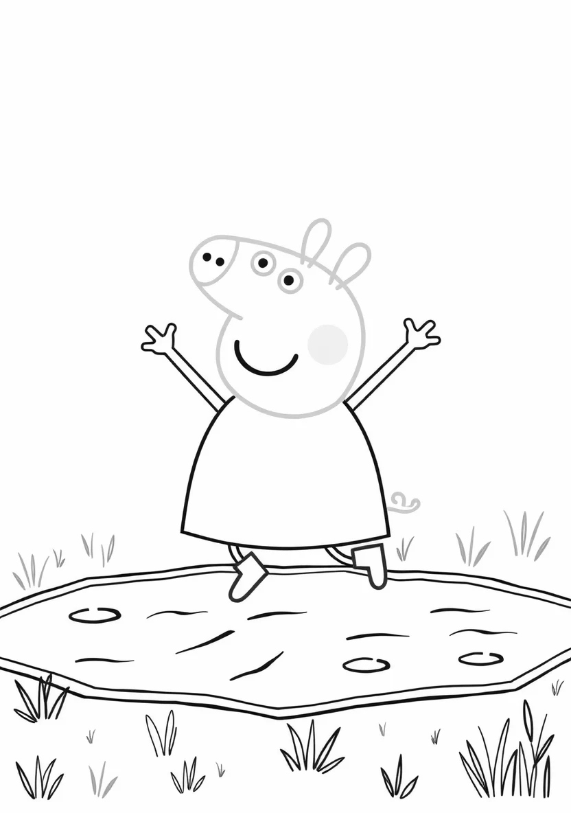 A Simple Peppa Pig Page Showi