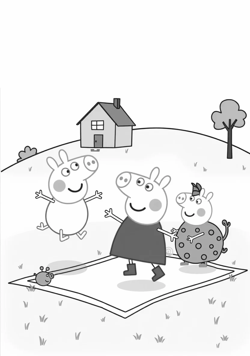 A Simple Peppa Pig Page Showi