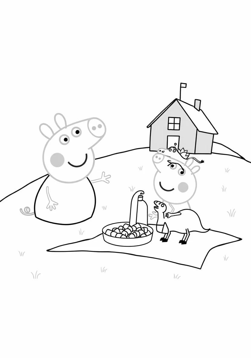 A Simple Peppa Pig Page Showi
