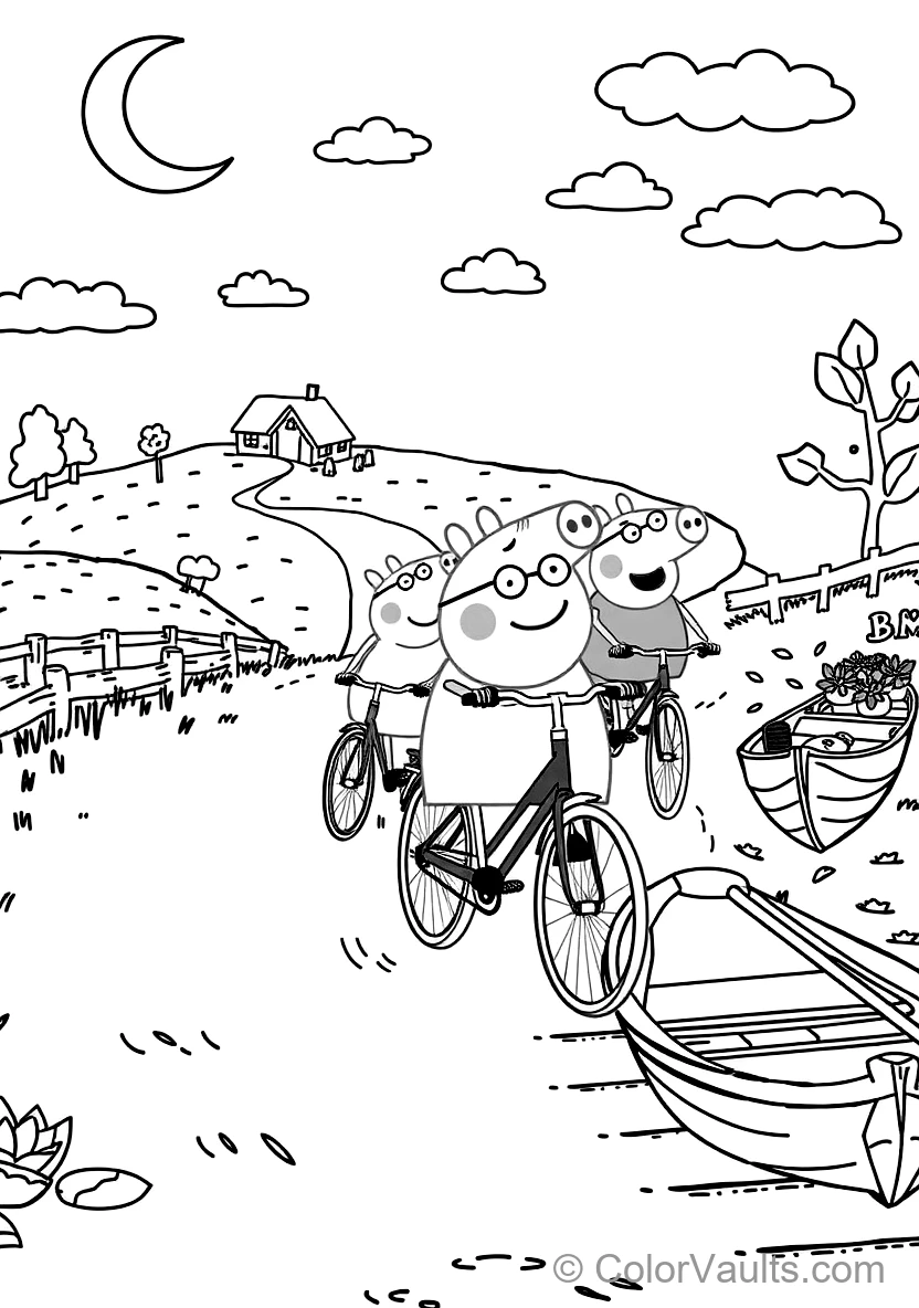 Peppa Pig coloring page 2