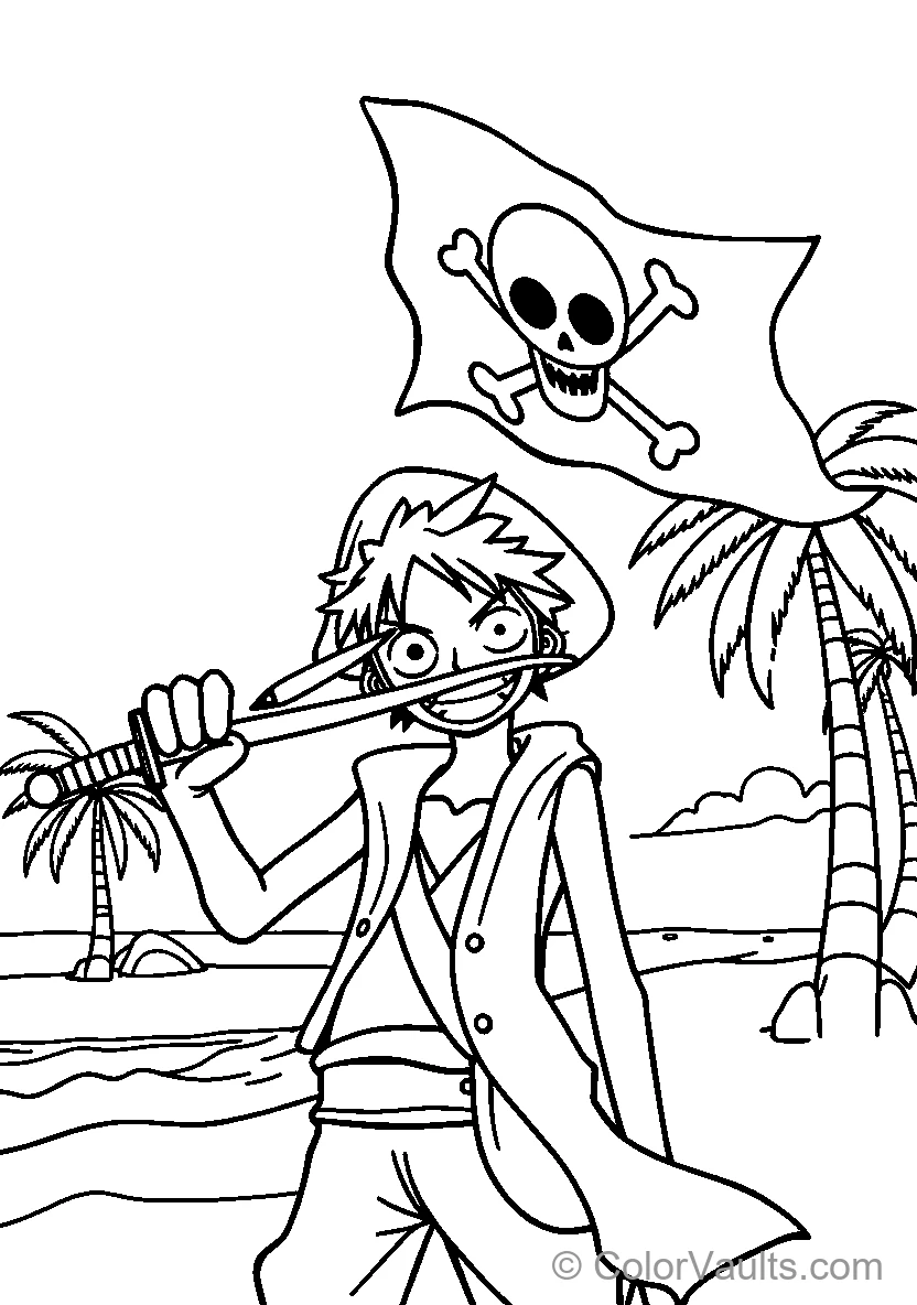 Pirate Character with Sword