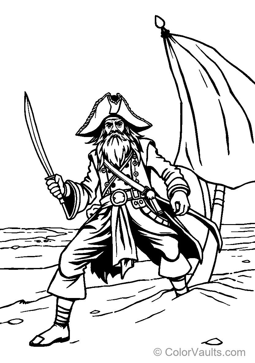 Pirate on deck