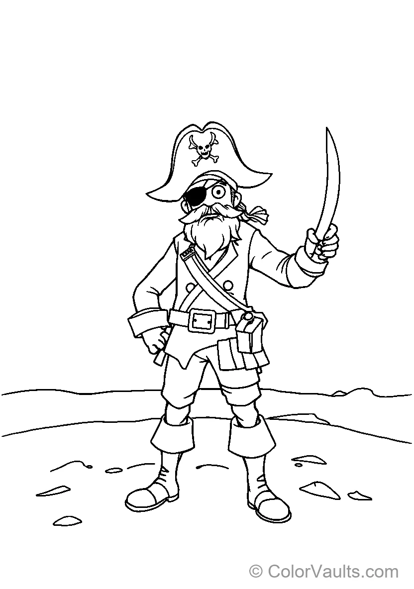Pirate with Sword