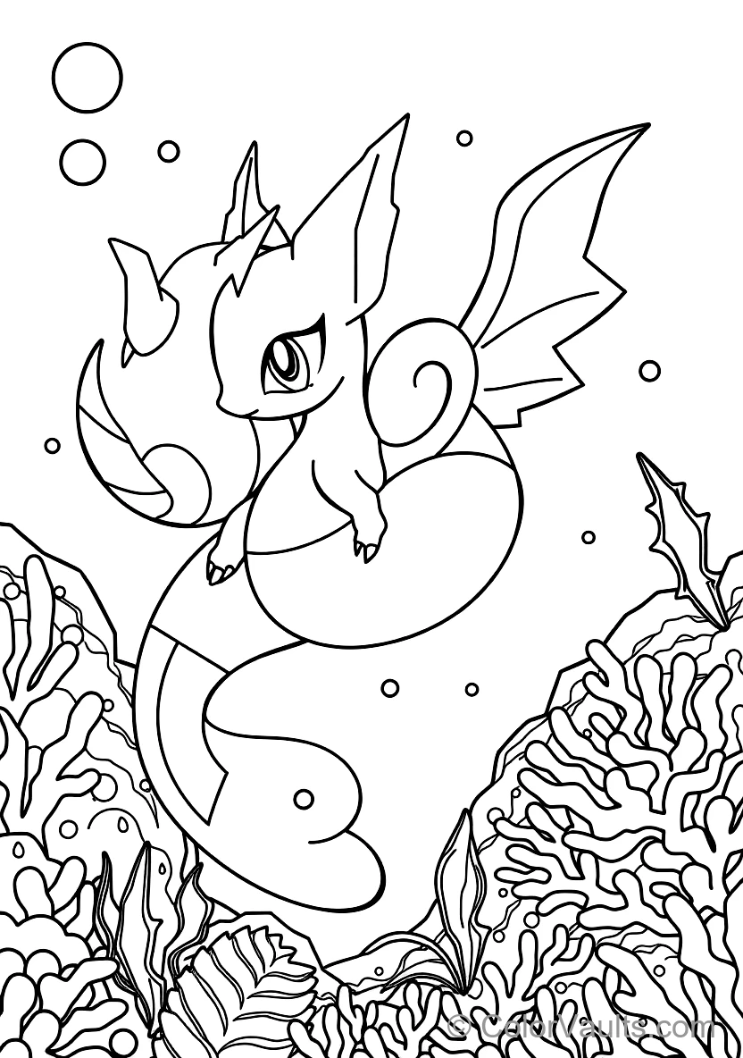 Pokemon - Eevee Evolutions coloring page 3