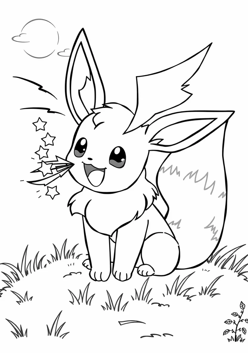 Eevee Sweet Floral Smile