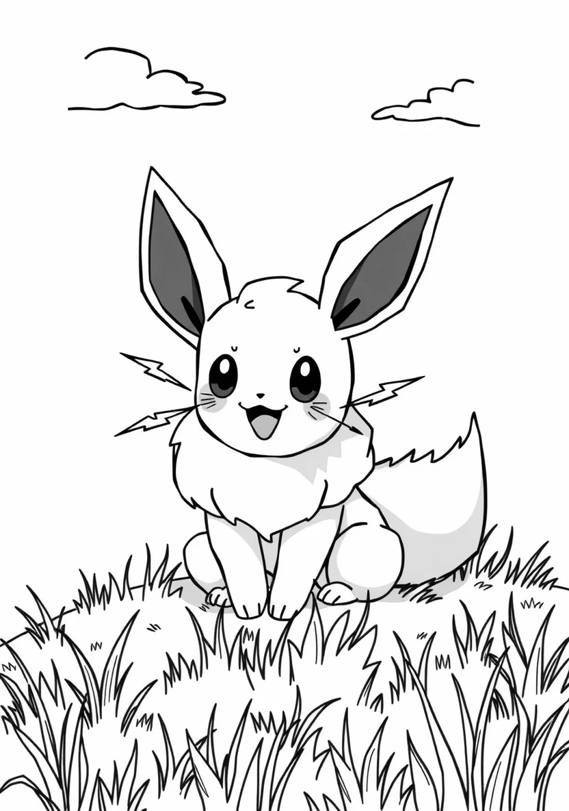 Eevee Fluffy Fur Charm