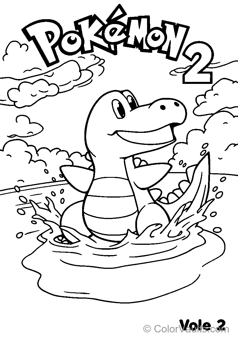 Pokemon coloring page 2