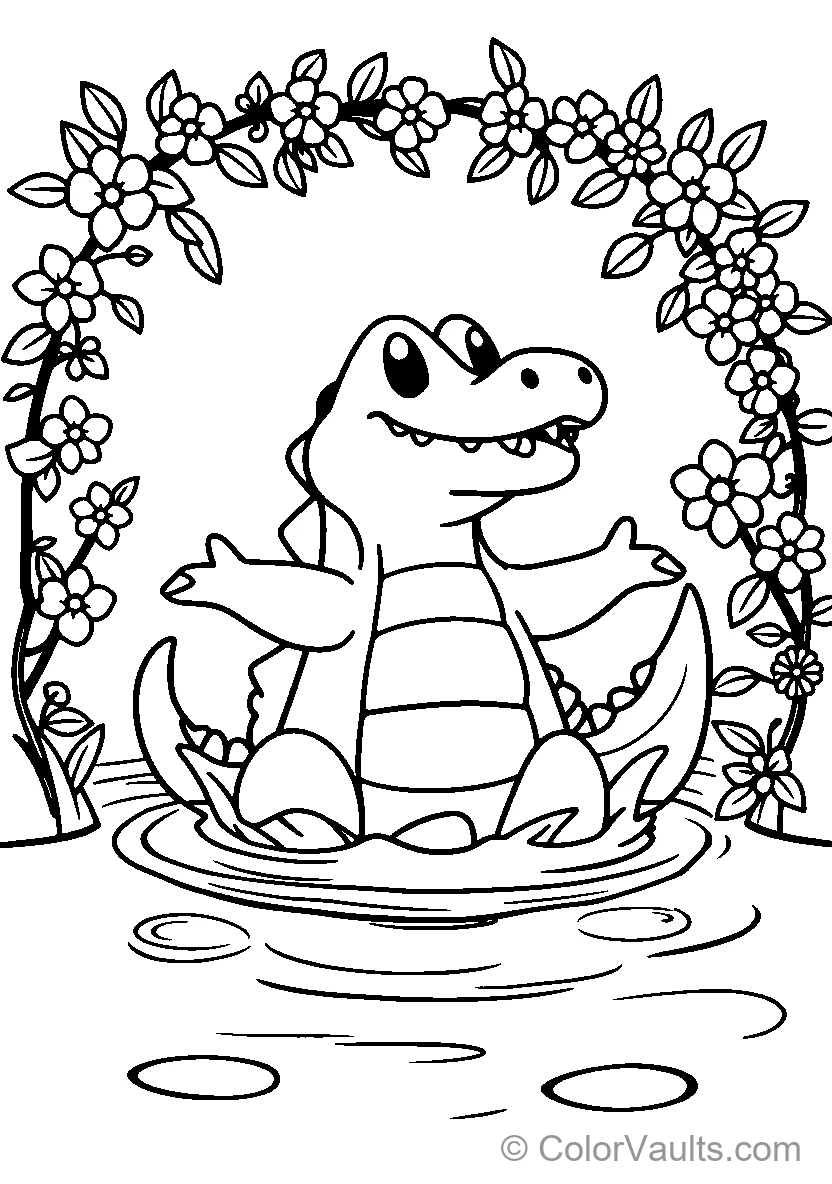 Totodile Happy Wave