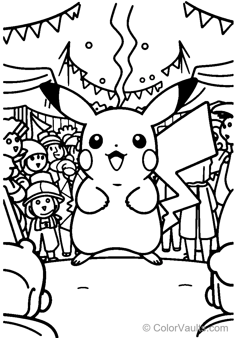 Pikachu At A Parade